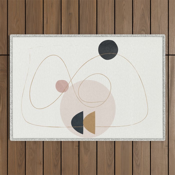 Abstract Minimal Art 31 Outdoor Rug Gallery Image 1