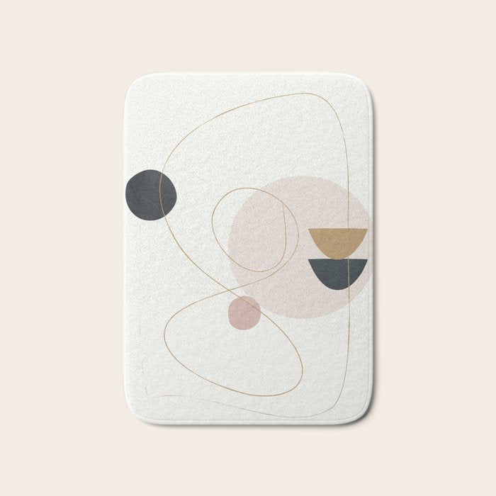 Abstract Minimal Art 31 Bath Mat Gallery Image 1