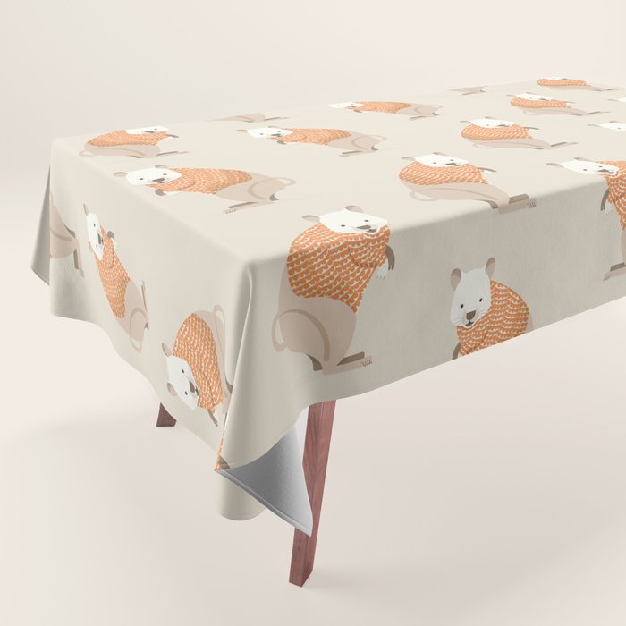 Whimsical Quokka Tablecloth Gallery Image 1