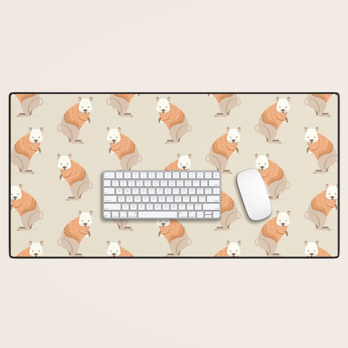 Whimsical Quokka Desk Mat Gallery Image 1