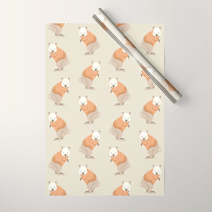 Whimsical Quokka Wrapping Paper Gallery Image 1