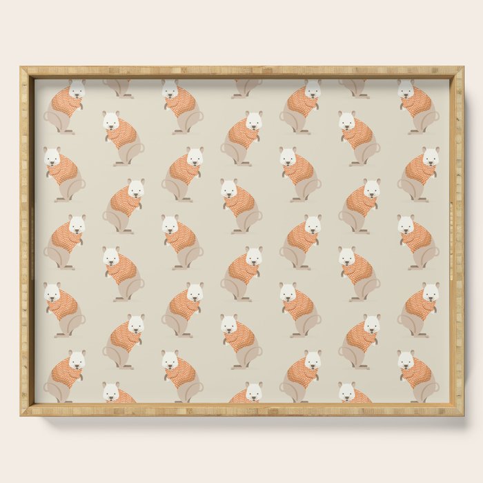 Whimsical Quokka Serving Tray Gallery Image 1