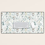 Little Eucalyptus Botanical Pattern Desk Mat Gallery Image 1