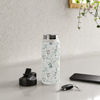 Little Eucalyptus Botanical Pattern Water Bottle Gallery Image 4