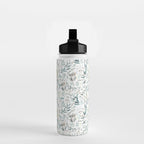 Little Eucalyptus Botanical Pattern Water Bottle Gallery Image 2