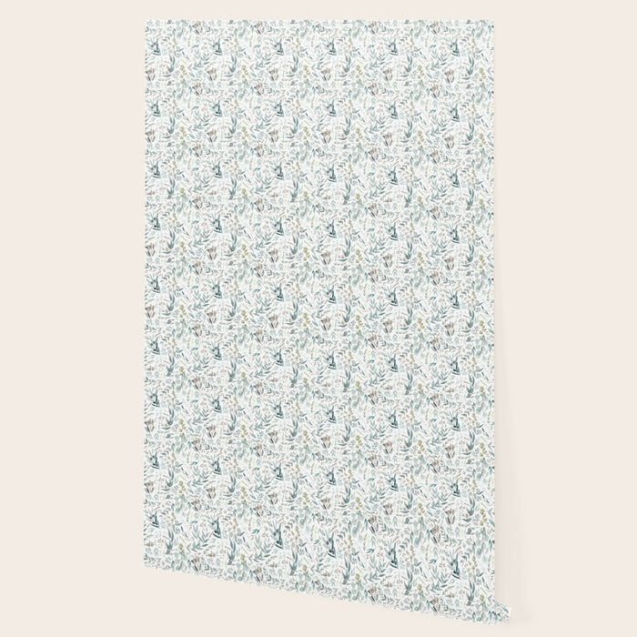 Little Eucalyptus Botanical Pattern Wallpaper Gallery Image 2