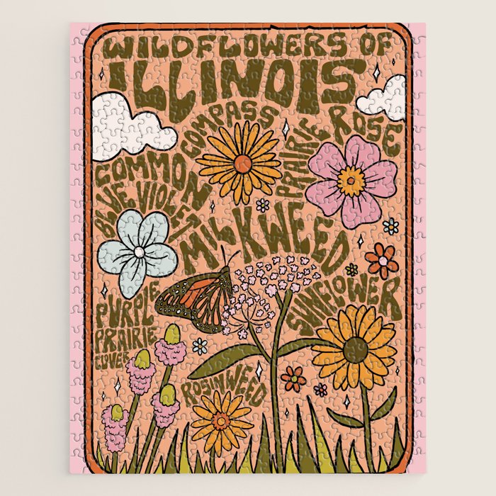 Illinois Wildflowers Jigsaw Puzzle Gallery Image 1