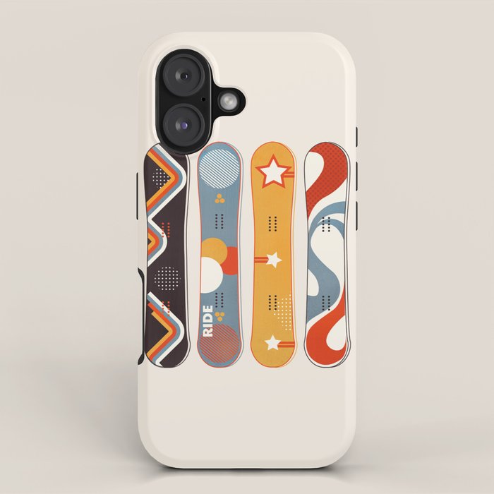Retro Snowboards  iPhone Case Gallery Image 1