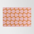 Plectrum Pattern in Pink and Orange Rug Gallery Image 2