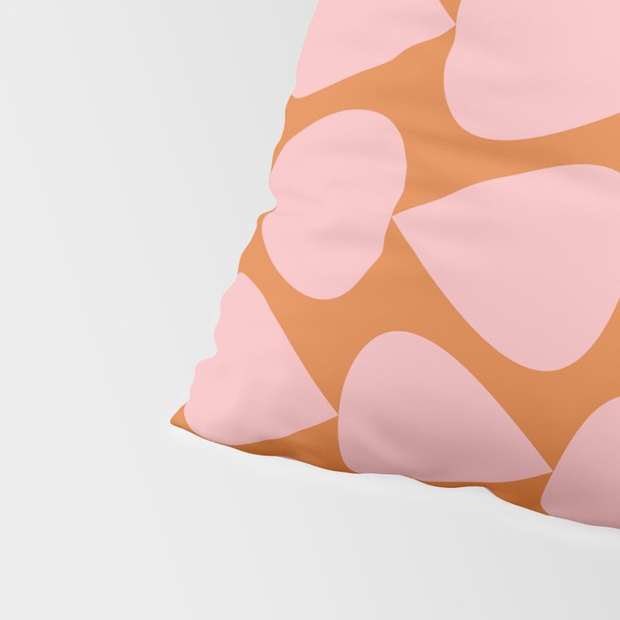 Plectrum Pattern in Pink and Orange Pillow Sham Gallery Image 4