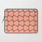 Plectrum Pattern in Pink and Orange Laptop Sleeve Gallery Image 1