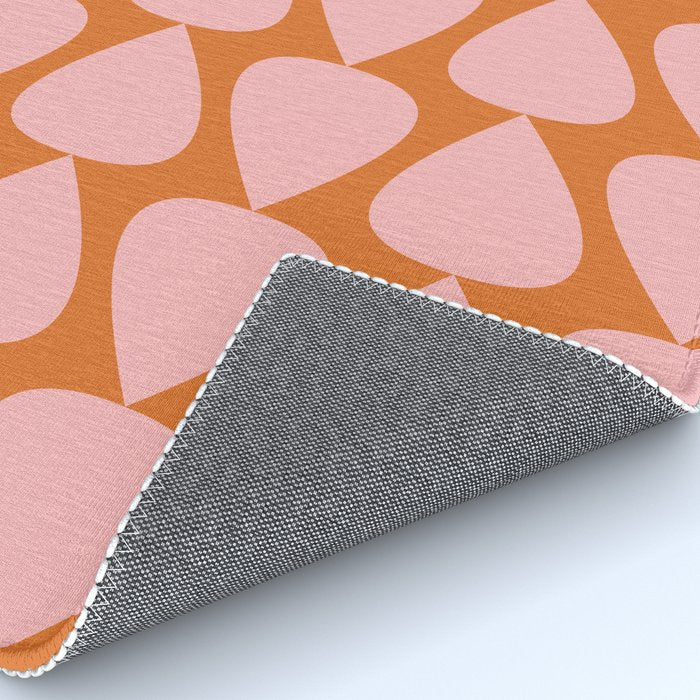 Plectrum Pattern in Pink and Orange Rug Gallery Image 4