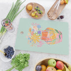 Whimsical Flower Vase Cutting Board Gallery Image 2