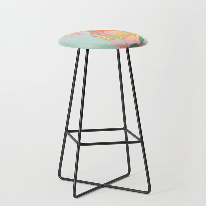 Whimsical Flower Vase Stool Gallery Image 1