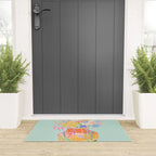 Whimsical Flower Vase Welcome Mat Gallery Image 3