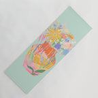 Whimsical Flower Vase Yoga Mat Gallery Image 1