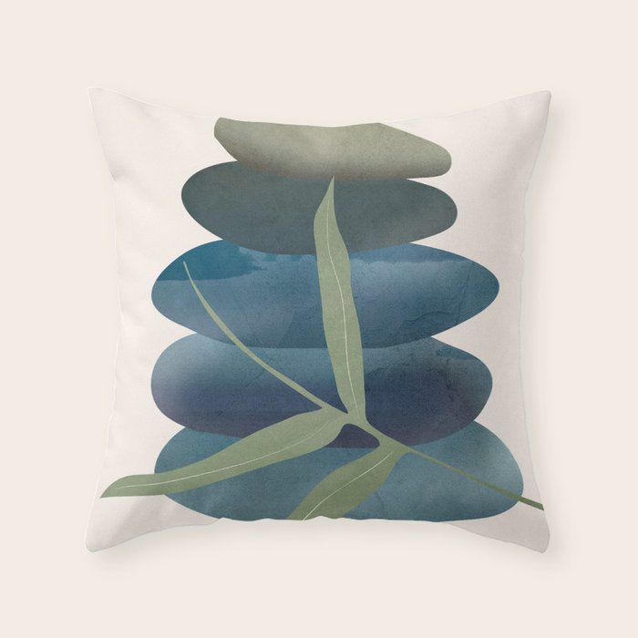 Flow of Balance 6 Throw Pillow Gallery Image 1