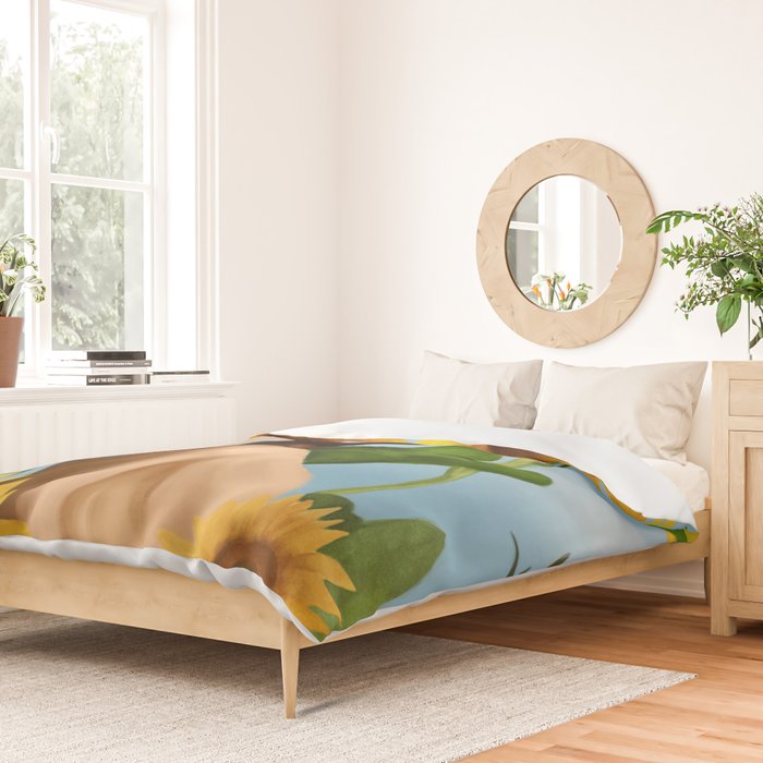 Golden Reflections Duvet Cover Gallery Image 2