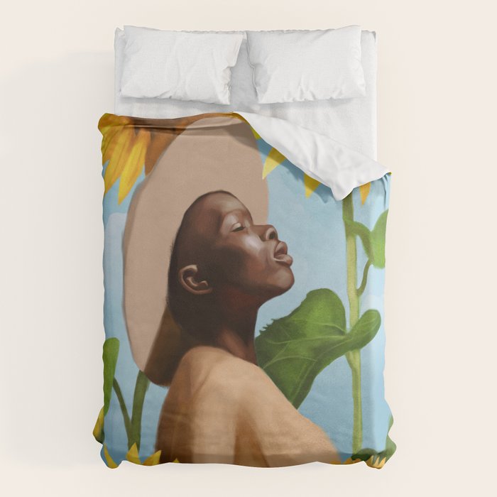 Golden Reflections Duvet Cover Gallery Image 1