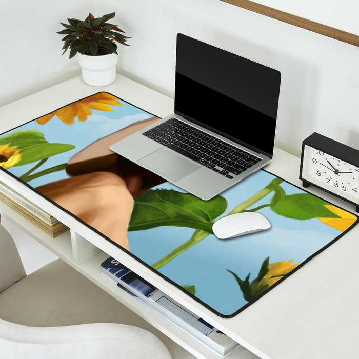 Golden Reflections Desk Mat Gallery Image 2