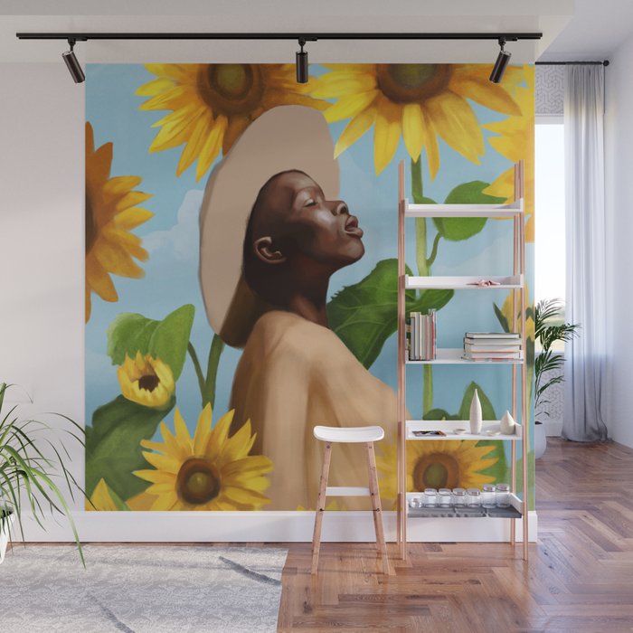 Golden Reflections Wall Mural Gallery Image 1