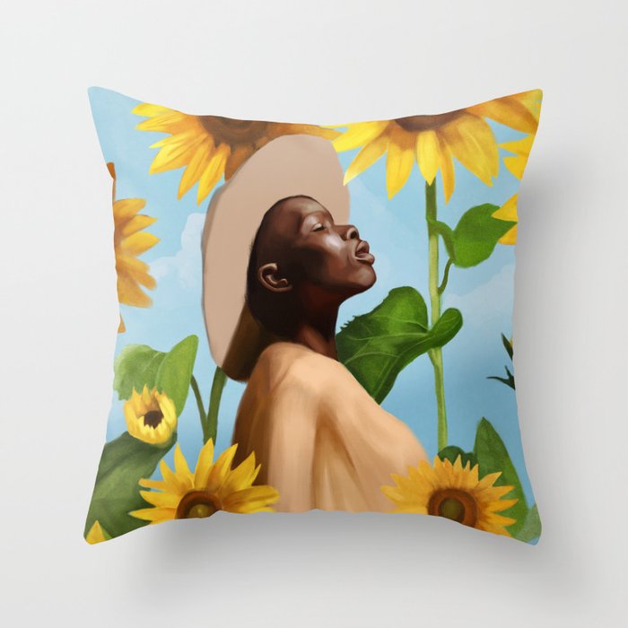 Golden Reflections Throw Pillow Gallery Image 6