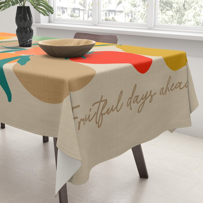 2025 RETRO FRUIT MARKET CALENDAR Tablecloth Gallery Image 3