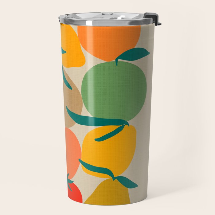 2025 RETRO FRUIT MARKET CALENDAR Travel Mug Gallery Image 2