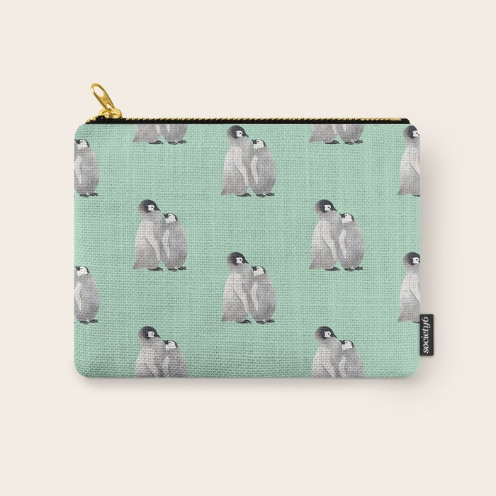 Baby Penguins Carry All Pouch Gallery Image 1
