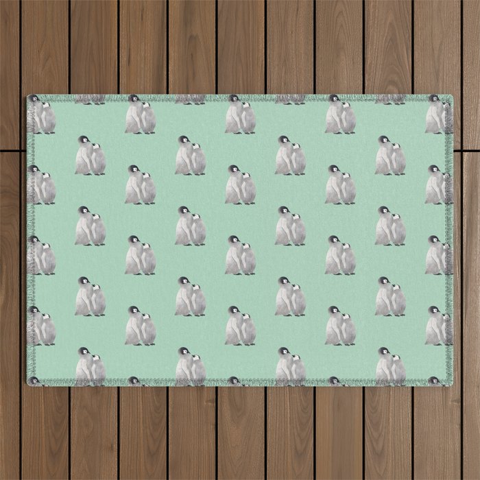 Baby Penguins Outdoor Rug Gallery Image 1