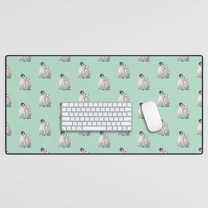 Baby Penguins Desk Mat Gallery Image 1