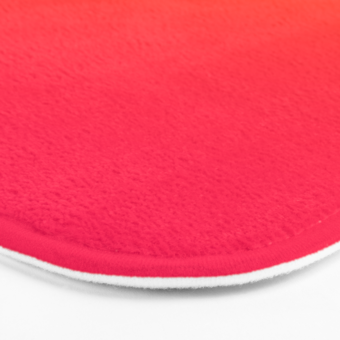 Bright Pink and Orange Ombre Bath Mat Gallery Image 3