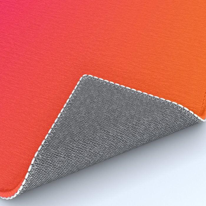 Bright Pink and Orange Ombre Rug Gallery Image 4