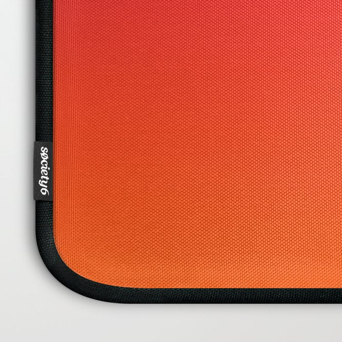 Bright Pink and Orange Ombre Laptop Sleeve Gallery Image 3
