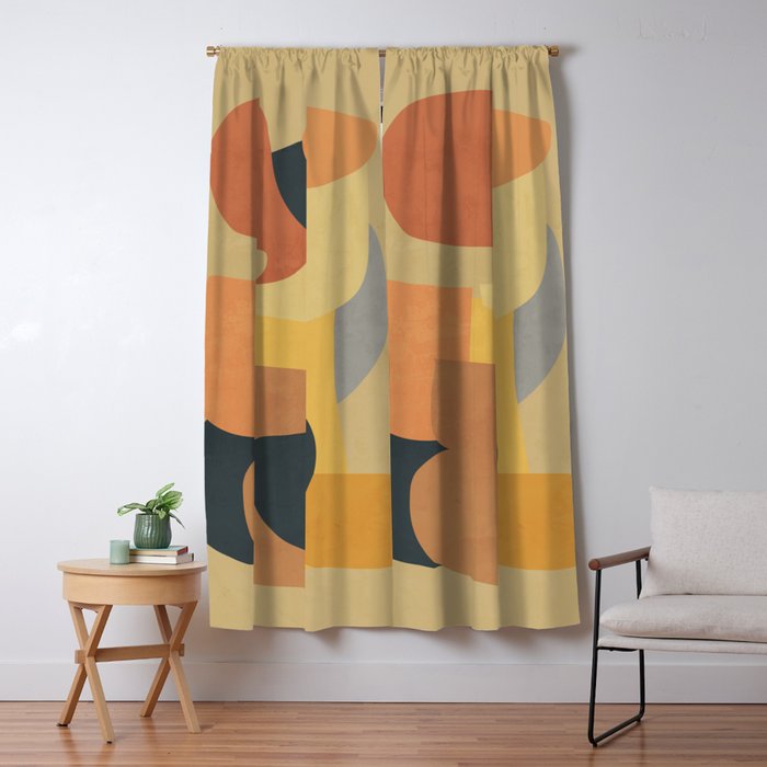 Modern Abstract Art 147 Window Curtain Gallery Image 5