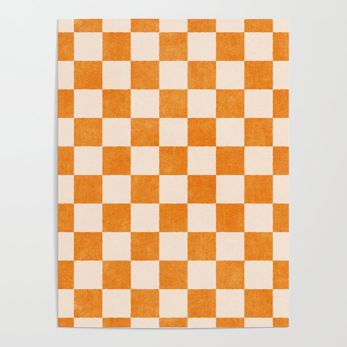 CHECKER - 001 - Tangerine Poster Gallery Image 1