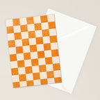 CHECKER - 001 - Tangerine Stationery Card Gallery Image 2