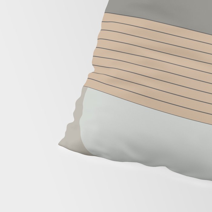 Linen and Stone - Abstract Composition Pillow Sham Gallery Image 4