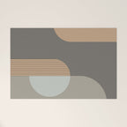 Linen and Stone - Abstract Composition Welcome Mat Gallery Image 1