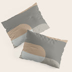Linen and Stone - Abstract Composition Pillow Sham Gallery Image 3
