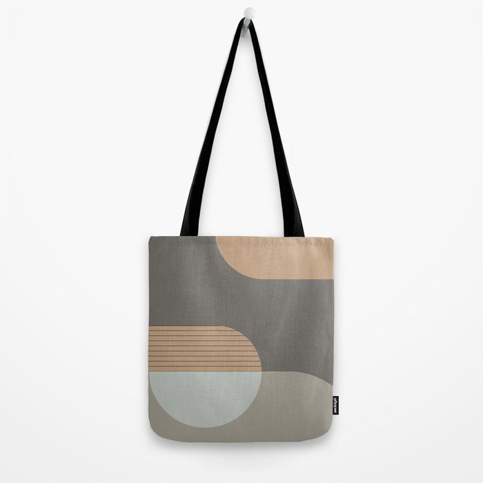 Linen and Stone - Abstract Composition Tote Bag Gallery Image 2