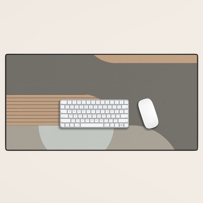 Linen and Stone - Abstract Composition Desk Mat Gallery Image 1