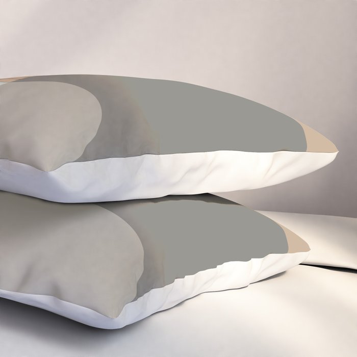 Linen and Stone - Abstract Composition Pillow Sham Gallery Image 3