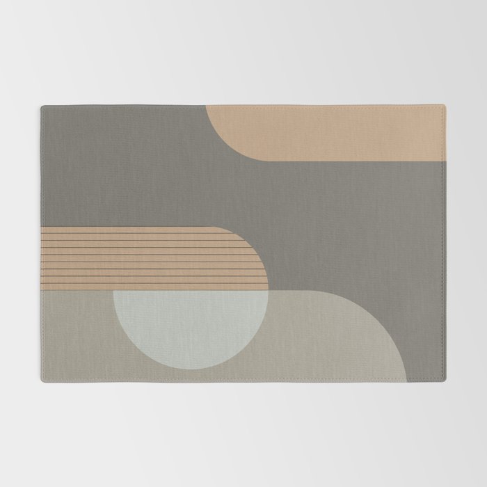 Linen and Stone - Abstract Composition Rug Gallery Image 2