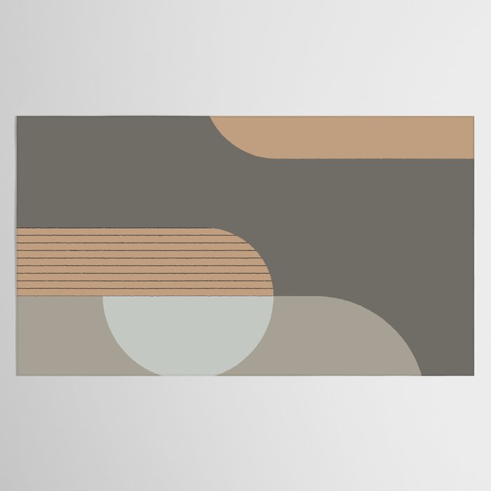 Linen and Stone - Abstract Composition Tablecloth Gallery Image 2