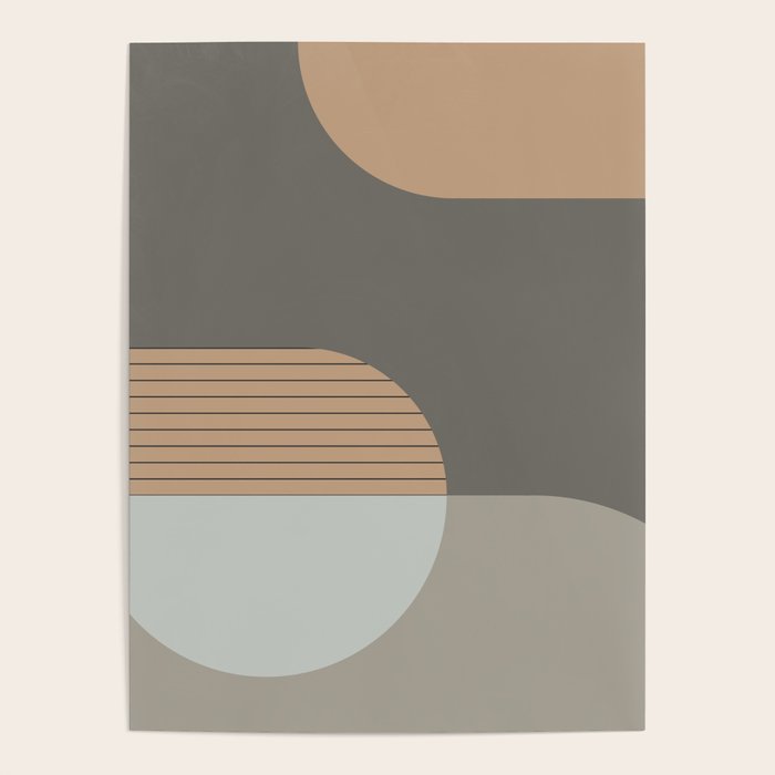 Linen and Stone - Abstract Composition Poster Gallery Image 4