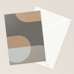 Linen and Stone - Abstract Composition Stationery Card Gallery Image 2