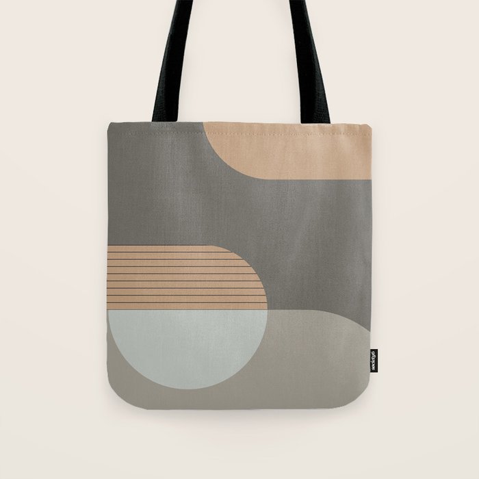 Linen and Stone - Abstract Composition Tote Bag Gallery Image 1
