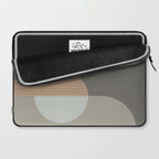 Linen and Stone - Abstract Composition Laptop Sleeve Gallery Image 2