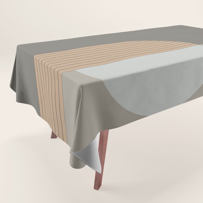 Linen and Stone - Abstract Composition Tablecloth Gallery Image 1